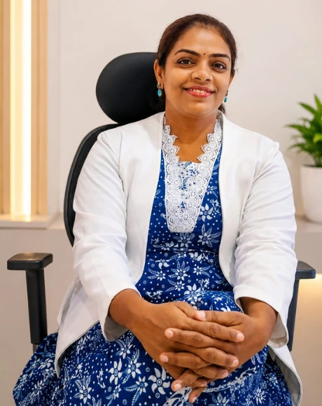 Dr. R. S. Soujanya, B.D.S. — Chief Dentist at Swetha Complex, Thiruverumbur