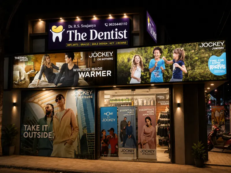 Street view of Dr Soujanya's dental clinic, Thiruverumbur
