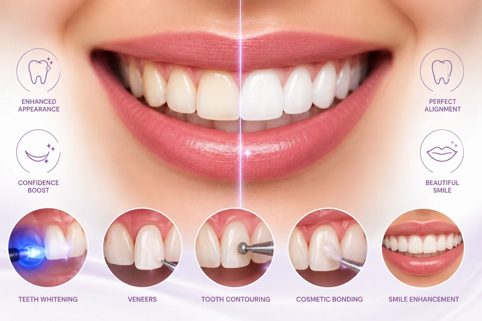 Dental Veneers at Dr Soujanya's clinic, Thiruverumbur