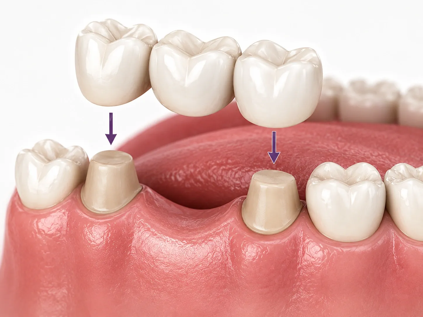 Dental Crowns and Bridges at Dr Soujanya's clinic, Thiruverumbur