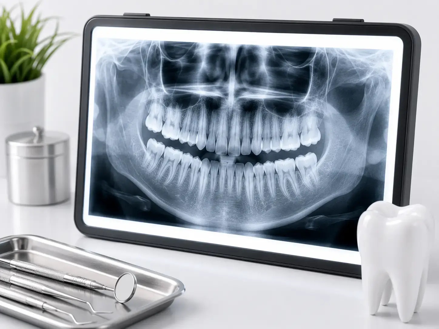 Dental X-Ray at Dr Soujanya's clinic, Thiruverumbur